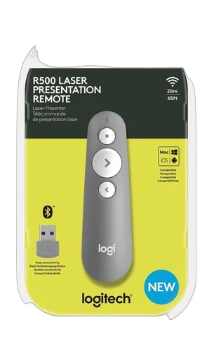 Logitech R500 Laser Presentation Remote Grey, vue 6
