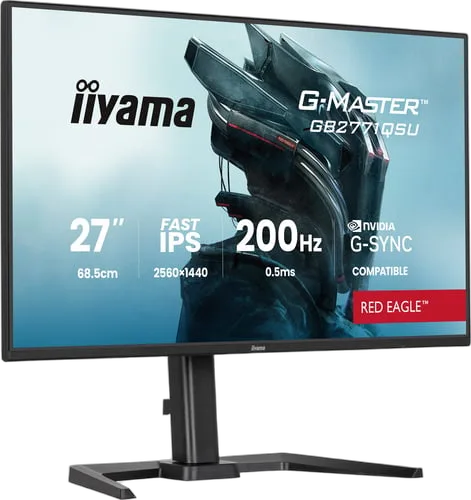 Iiyama G-Master GB2771QSU-B1 - 27" WQHD 200Hz Fast IPS 0.5ms avec Pivot G-Sync Adaptive Sync-Seconde Vie-Tr