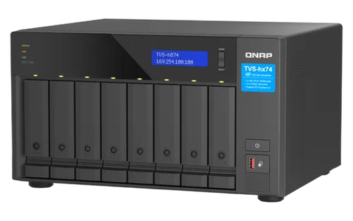 Qnap TVS-H874X-I9-64G - 8 HDD, vue 7