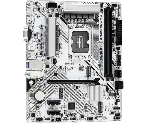 ASRock B760M-HDV/M.2, vue 3