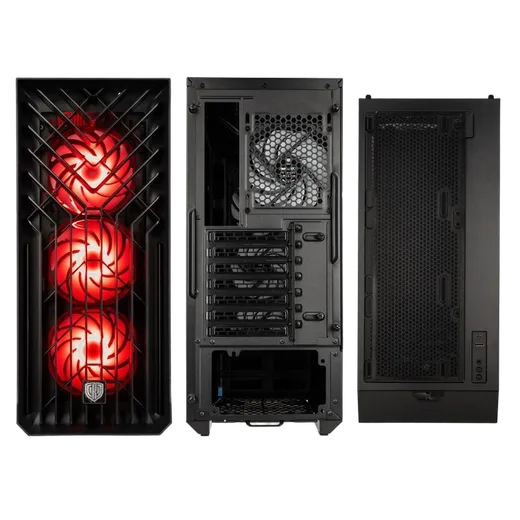 Kolink Unity Cascade ARGB Noir - MT/Sans Alim/E-ATX