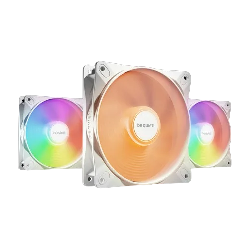 be quiet! LIGHT WINGS LX - 120mm PWM HS White Triple pack
