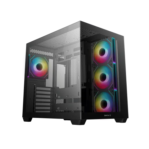 Deepcool CG530 4F Noir - MT/Sans Alim/ATX + MYSTIQUE 360 ARGB - Noir - 360mm