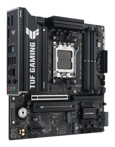Asus TUF GAMING B850M-E WIFI, vue 3