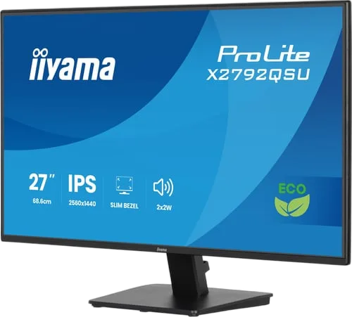 Iiyama Prolite X2792QSU-B1 - 27" QHD 120Hz IPS 3ms Adaptive Sync FreeSync