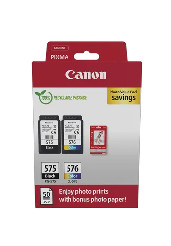 Canon PIXMA TS3750i Black + Cartouche d'encre PG-575/CL-576 pack 2 couleurs, vue 8