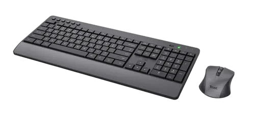 Trust Trezo - Clavier/Souris/Noir/Sans fil