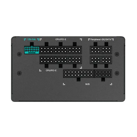 Gamer Storm ATX 1200W - 80+ Gold -  PQ1200G Noir, vue 3