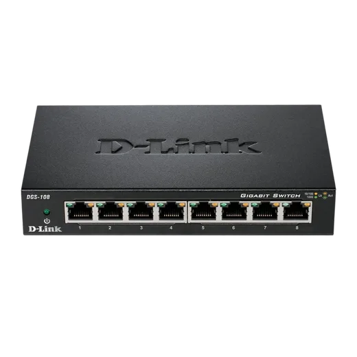 D-Link DGS-108, vue 1
