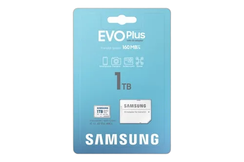 Samsung Micro SDXC 1To Class 10 A2 V30 MB-MC1T0SA/EU, vue 5