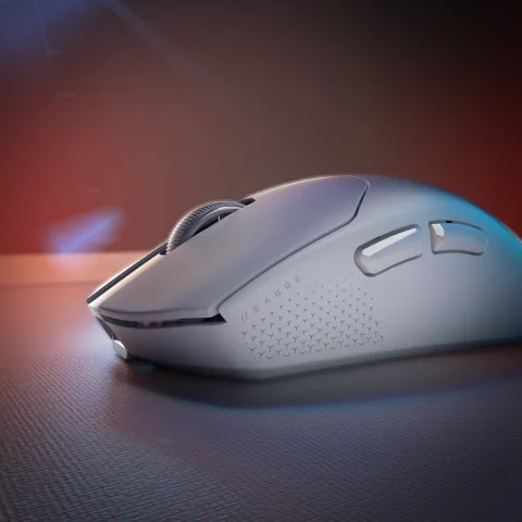 Corsair Sabre V2 Pro - Sans-Fil - RGB - Blanc