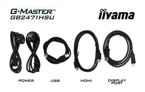 Iiyama GB2471HSU-B1 - 23.8" FHD 240Hz Fast-IPS 0.3ms USB-C G-SYNC-Seconde Vie, vue 7