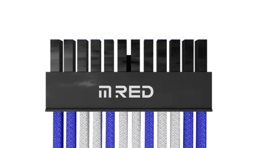 M.RED Kit extension 7 Câbles tressés Ultimate - Blanc Bleu, vue 5