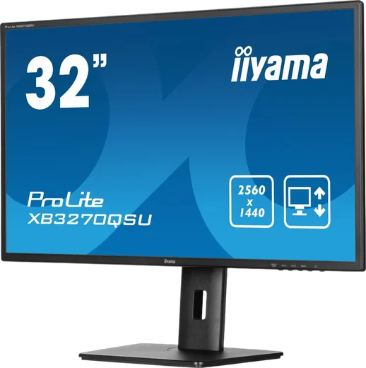 Iiyama PROLITE XB3270QSU-B1 - 31.5" QHD 100Hz IPS 3ms Pied réglable