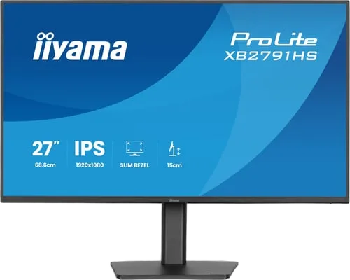 Iiyama Prolite XB2791HS-B1 - 27" FHD 120Hz IPS 1ms Pivot Adaptive Sync