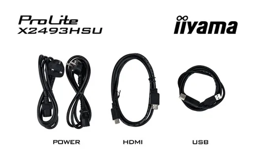Iiyama X2493HSU-B1 - 23.8" FHD 120Hz IPS 1ms HP USB HUB, vue 13