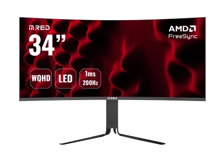 M.RED OptiSync 34 - 34" CURVE UWQHD 200Hz LED 1ms FreeSync Compatible G-Sync