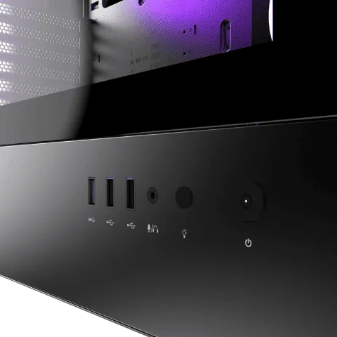 M.RED BlackBird ARGB - MT/Sans Alim/ATX, vue 5