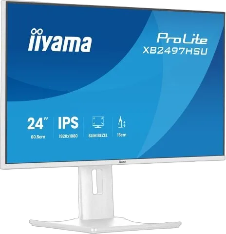 Iiyama XB2497HSU-W1 - 23.8" FHD 120Hz IPS Pivot HP Blanc