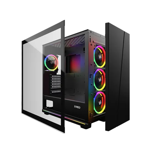 M.RED BLACK DESTROYER Strip-G - ARGB - MT/ATX
