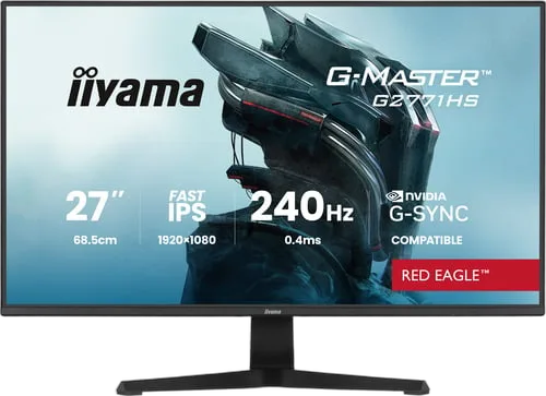 Iiyama G-Master G2771HS-B1 - 27" FHD 240Hz Fast IPS 0.4ms G-Sync Adaptive Sync