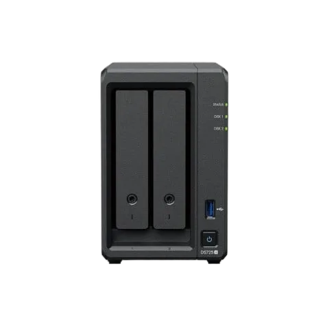 Synology DS725+ - 2 baies avec 2 disques de 4To HAT3300-4T