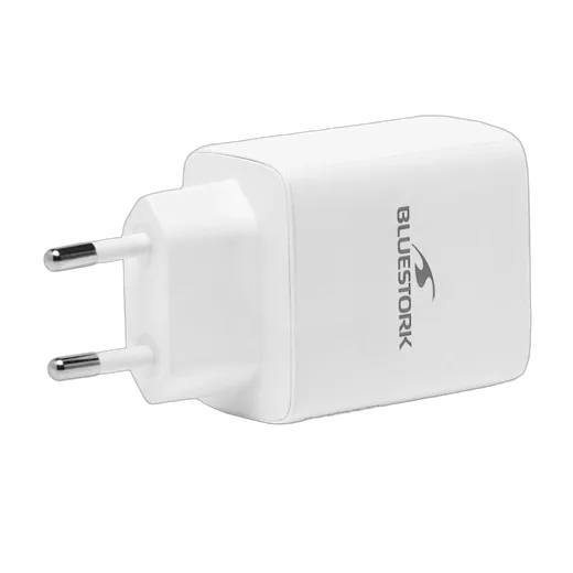 Bluestork Chargeur USB-C/USB-A 3 ports - 65W - Blanc
