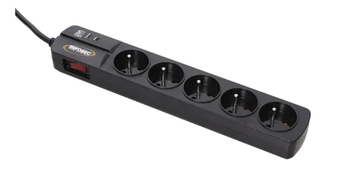 Infosec S5 Black Line II - 5 prises