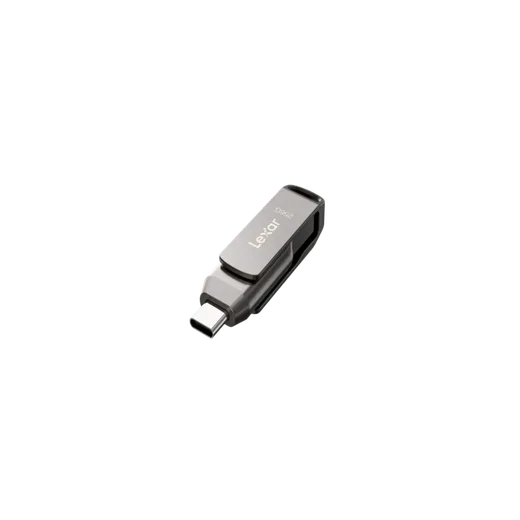 Lexar Clé 256Go USB 3.1 + Type C JumpDrive D400, vue 1