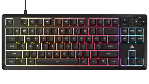 Corsair K55 Core TKL - Membrane - Filaire - RGB - Noir