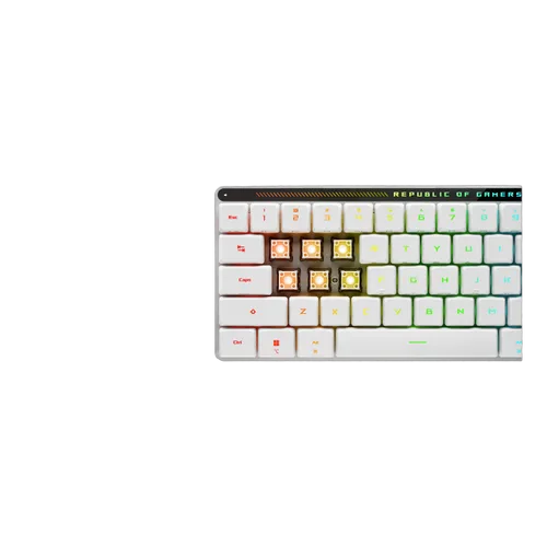 Asus ROG Falchion RX Low Profile 65% - Optique - Sans-Fil - RGB - Noir, vue 8