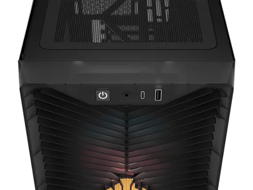 Corsair 3200D RS ARGB Smoke Noir - MT/Sans Alim/ATX, vue 8