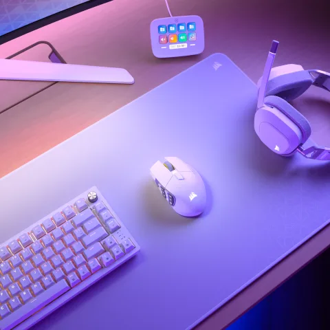 Corsair Scimitar Elite SE - Sans-Fil - RGB - Blanc
