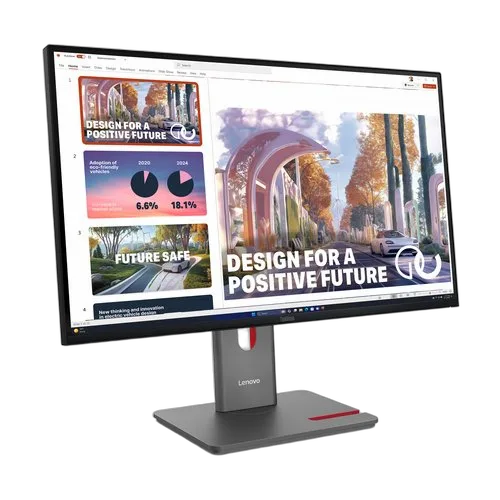 Lenovo Thinkvision P27QD-40 - 27" WQHD 120Hz IPS 6ms HMDI USB-C DisplayPort, vue 4