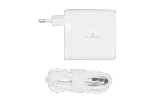 Bluestork Alimentation 65W/USB C/Blanc