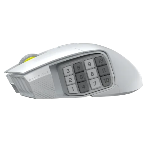 Corsair Scimitar Elite SE - Sans-Fil - RGB - Blanc, vue 7