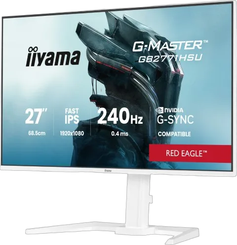 Iiyama GB2771HSU-W1 - 27" FHD 240Hz Fast IPS 0.4ms Pivot G-SYNC