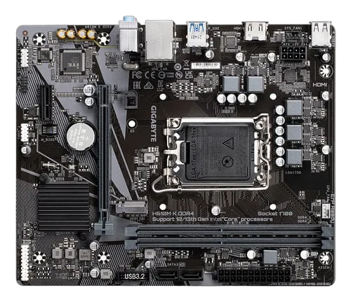 Gigabyte H610M K DDR4, vue 5