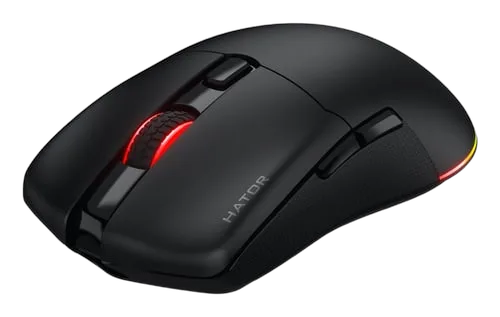 Hator Pulsar 3 - Sans-Fil - RGB - Noir