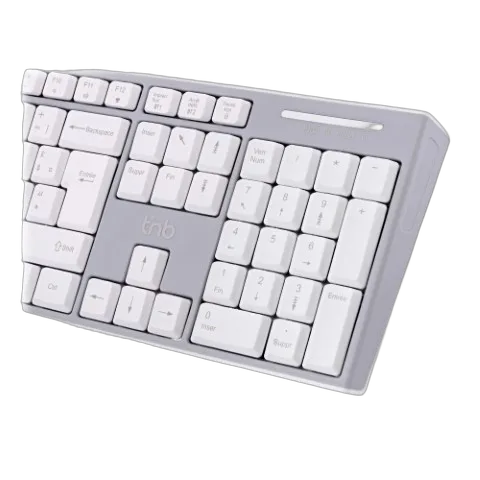 T'nB Clavier rechargeable KBWBTGR - Sans fil - Gris/Blanc, vue 9