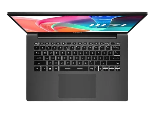 MSI Modern 14 F1MG-1033FRNNN - 14" FHD Core 5 120U 16Go 512Go W11, vue 3
