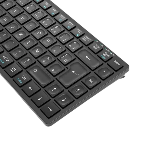 Port Mini keyboard - Sans fil - Noir
