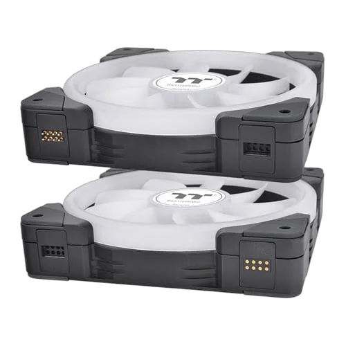 Thermaltake SWAFAN EX12 ARGB Noir - 120mm - Pack de 3 - Magnetic Quick