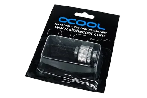 Alphacool Fitting double écrou G1/4 AG vers G1/4 AG - Chrome