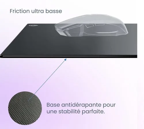 Oniverse Obsidian Logo Tapis en verre - S/Noir, vue 5