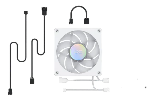 Alphacool Apex Stealth Metall Aurora 120 - Blanc