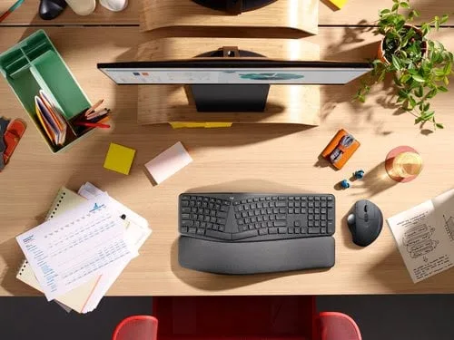 Logitech K860 for Business - Membrane - Sans-Fil - Graphite, vue 10