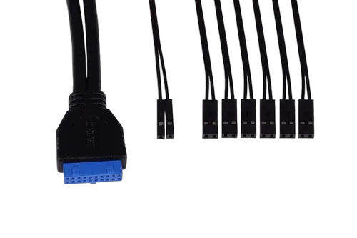 Alphacool Front I/O-Panel avec USB 3.0 pour Rack 1U, vue 5