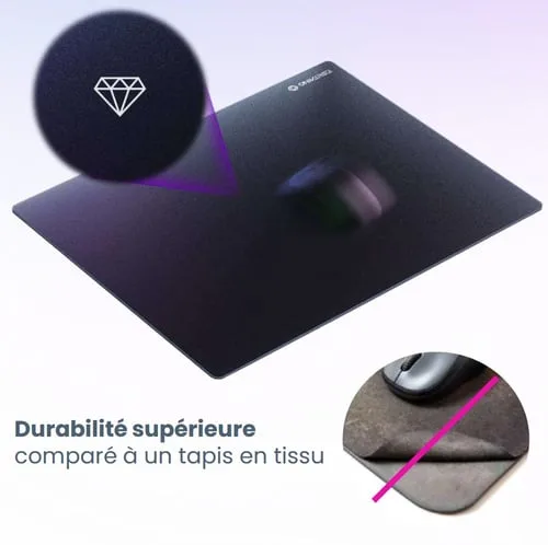 Oniverse Obsidian Logo Tapis en verre - S/Noir, vue 6