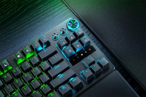 Razer Huntsman V3 Pro TKL - Optique - Filaire - RGB - Noir, vue 3